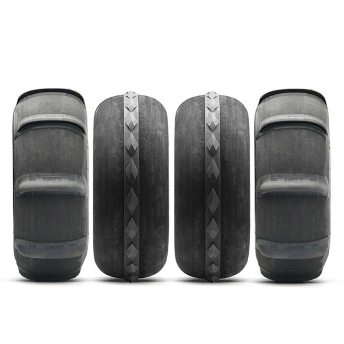 Sandcraft 35″ X 13″ X 15″ Slayer Paddle Tires With Mohawk Fronts – Full Set