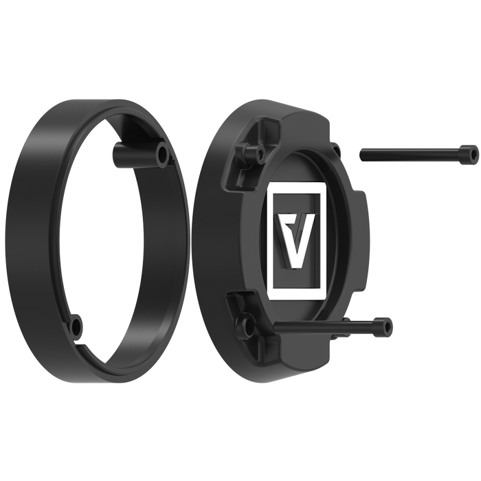 VCAP1 SATIN BLACK CAP RISER - ABS