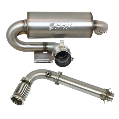 2017-2023 Can-Am Maverick X3 Turbo / Max X3 Turbo Stainless Steel Muffler and Bypass Pipe
