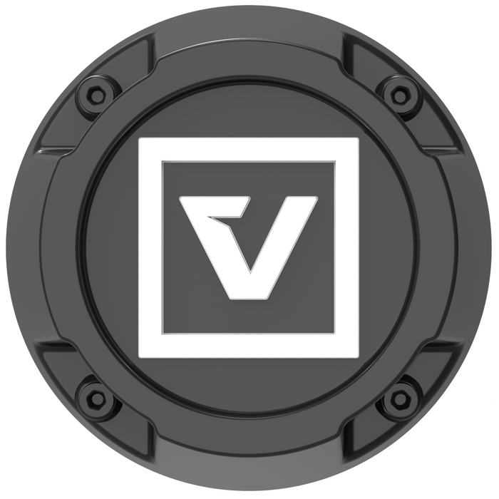 VCAP1 TALL CAP WHITE LOGO 35MM SATIN BLACK