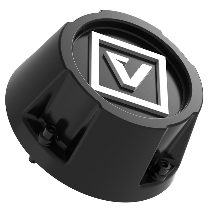 VCAP1 TALL CAP WHITE LOGO 35MM SATIN BLACK
