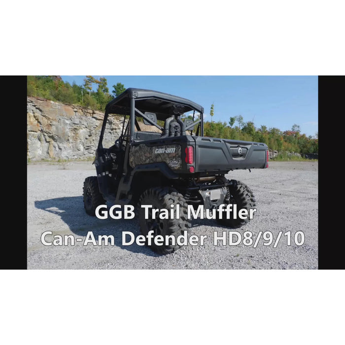 2016-2025 Can-Am Defender HD8/HD9/HD10 GGB Trail Muffler