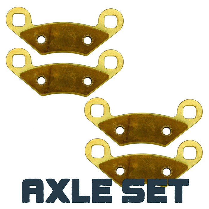 Polaris Sportsman X2/Touring 500/700/800 ATP 330/500 2004-2009 Brass Brake Pad Set