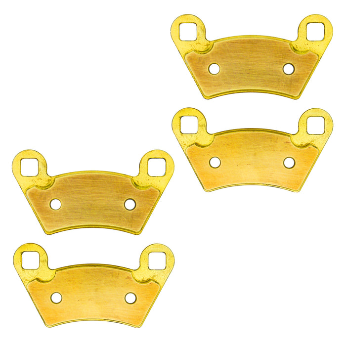 Polaris Ranger 500/570/700/XP 800/XP 900/XP 1000/Brutus/Diesel/EV 2008-2025 Brass Brake Pad Set