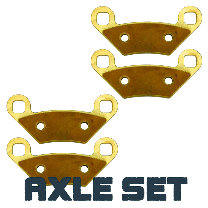 Polaris Sportsman XP 1000/Touring XP 1000/850 High Lifter/X2 550 2010-2026 Brass Brake Pad Set
