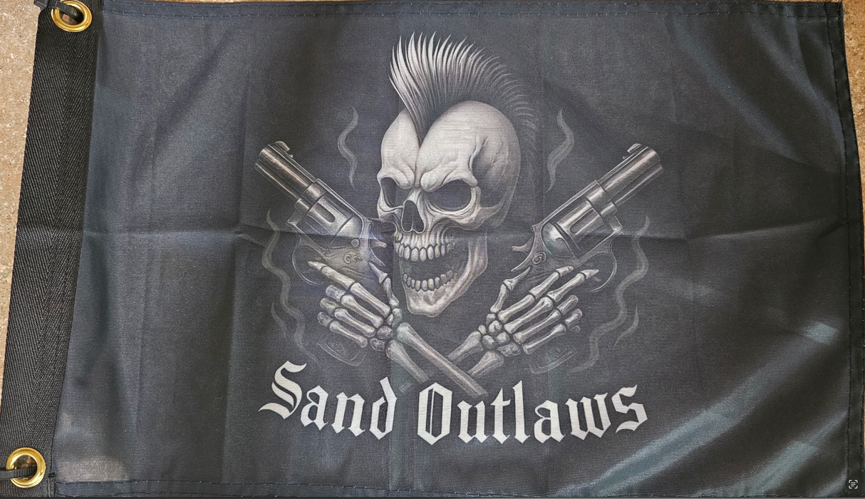 Marshin Whips x Sand Outlaws Official Flags | Limited Edition Dune Banners