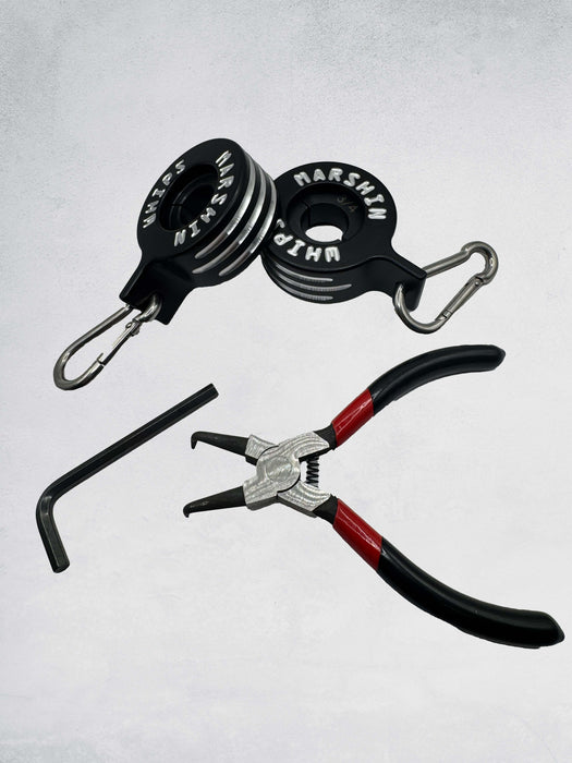 Marshin Whips 360° Rotating Flag Clips (22MM) | Game Changer Series Tangle-Free Kit