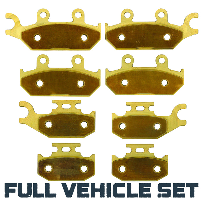 Can Am Commander MAX 1000R/800R 2014-2020 Brass Brake Pad Set