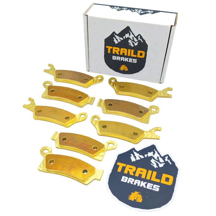 Can-Am Outlander 1000/850/650/450 6x6 2015-2026 4 Wheel Brass Brake Pad Set