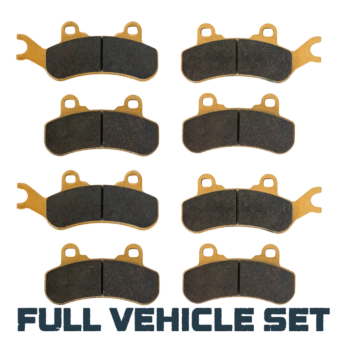 Can-Am Commander/Commander MAX 1000R/700 2021-2026 Front & Rear Ceramic Brake Pad Set