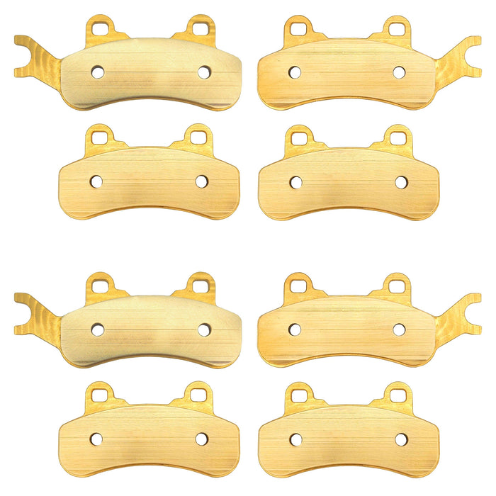 Can-Am Defender MAX HD7 HD8 HD9 HD10 HD11 6x6 & PRO 2017-2026 Front & Rear Brass Brake Pad Set