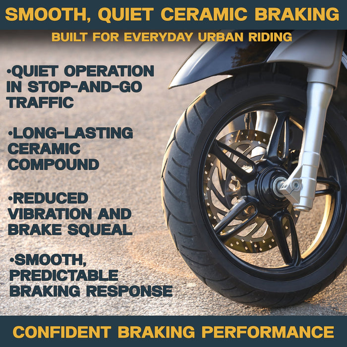Yamaha Zuma 125 2016-2026 Ceramic Brake Pad Set