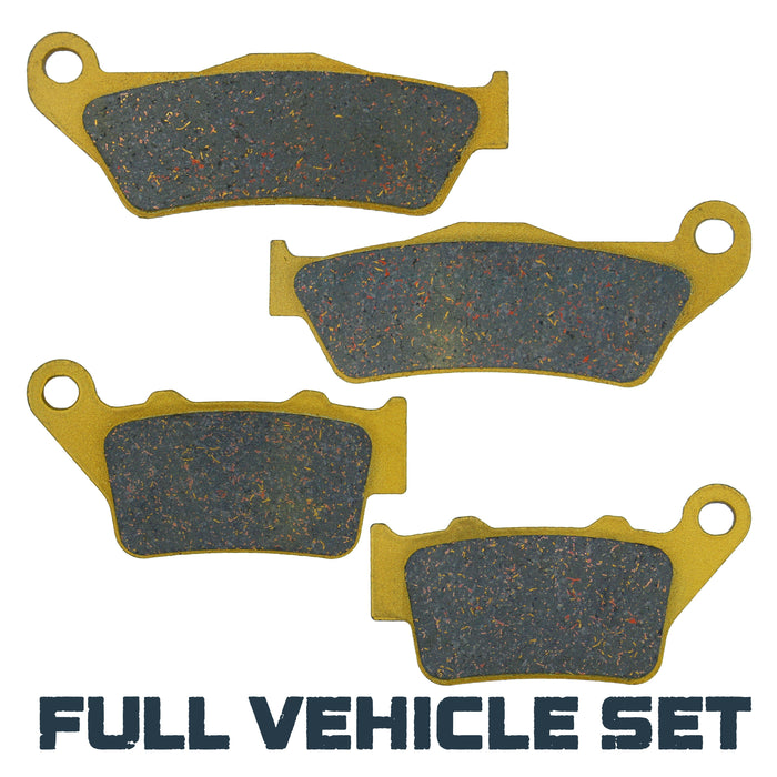 Husqvarna CR/SM/WR/TC/TE 125/250/300/350/360/400/410/450/570/610/630 1995-2013 Ceramic Brake Pad Set