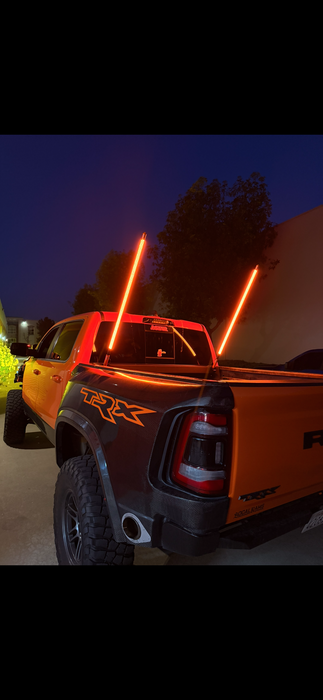 Game Changer LED Whip Set - Striking Orange
