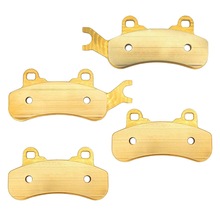 Can-Am Defender MAX HD7 HD8 HD9 HD10 HD11 6x6 & PRO 2017-2026 Front & Rear Brass Brake Pad Set