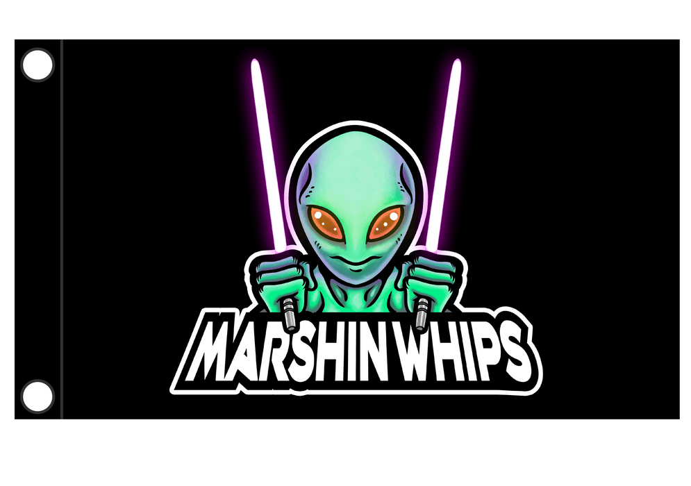 Marshin Whips Single Day Flag (Flag Only) | Non-Magnetic