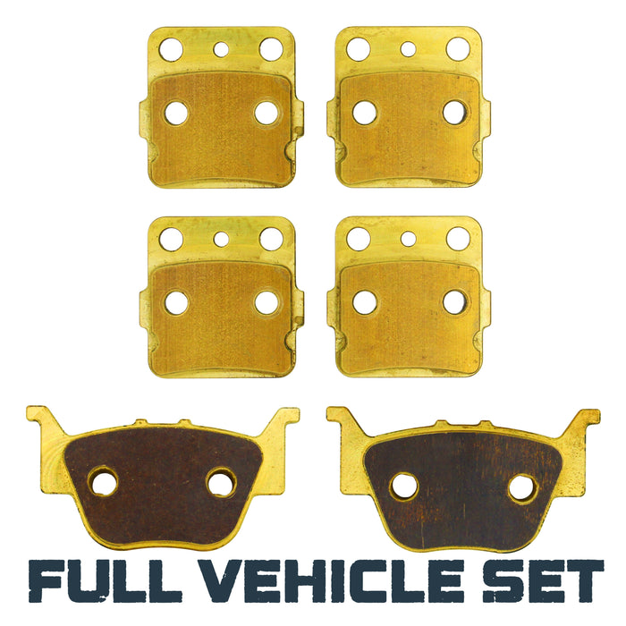 Honda Rancher/Foreman TRX420/TRX500/TRX520 2009-2026 Brass Brake Pad Set