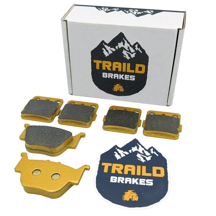 Honda Rancher/Foreman TRX420/TRX500/TRX520 2009-2026 Ceramic Brake Pad Set