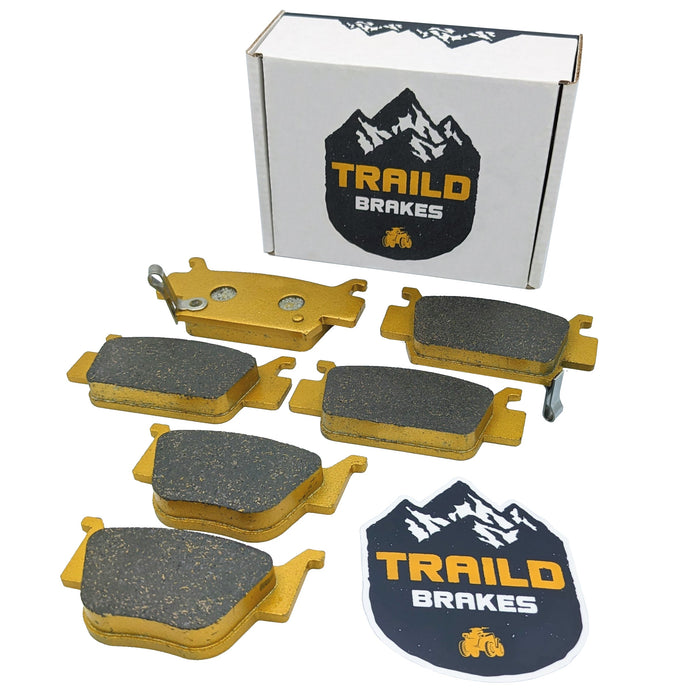 Honda Rincon TRX680/Rubicon 700 2008-2026 Ceramic Brake Pad Set