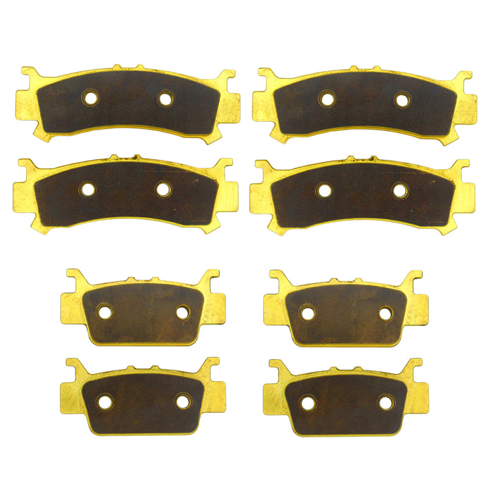 Honda Pioneer 1000/1000-5/1000-6 2016-2026 Brass Brake Pad Set