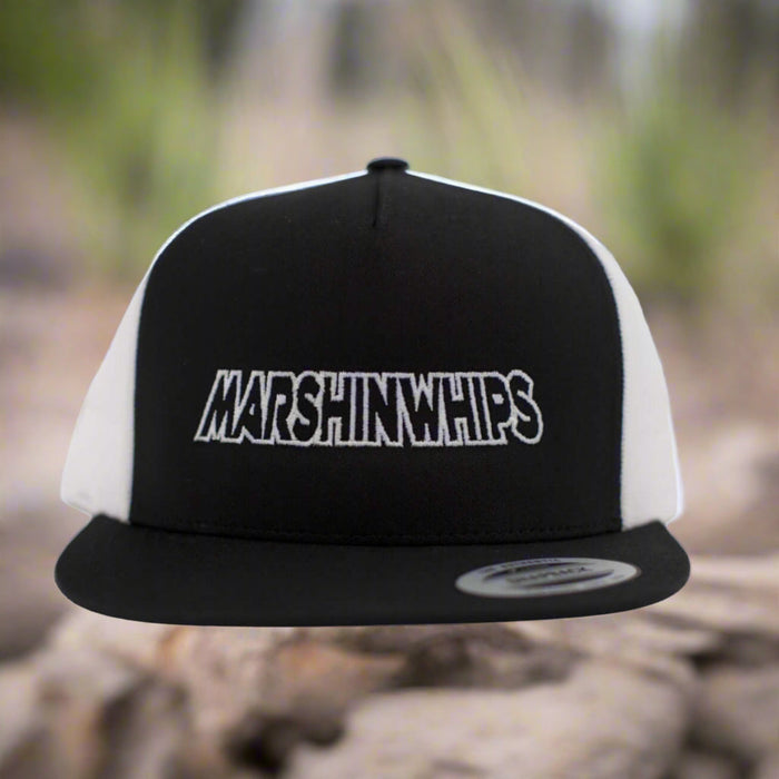 Marshin Whips Signature Flat Bill Snapback Hat | Premium Off-Road Headwear