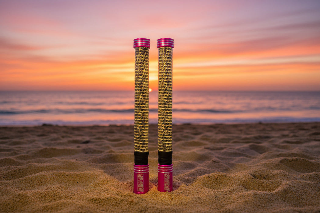 Big Moe Pink Edition LED Whips | Solid Color High-Output Safety Whips | Pair