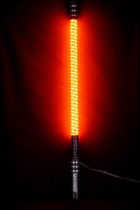 V2 Black Out LED Whip Set | Sleek Off-Road UTV Lights