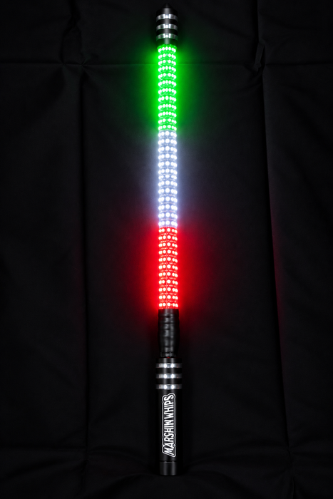 V2 Black Out LED Whip Set | Sleek Off-Road UTV Lights