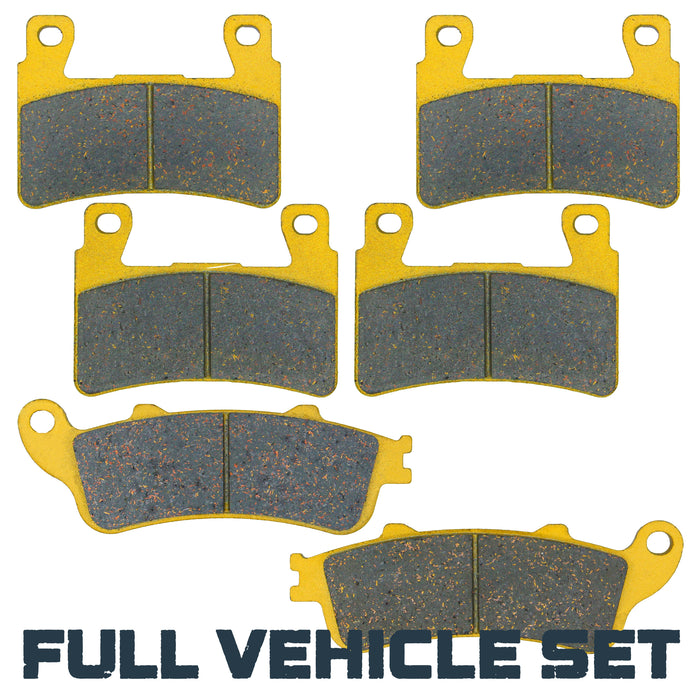 Honda GL1800C Valkyrie 2014-2015 Ceramic Brake Pad Set