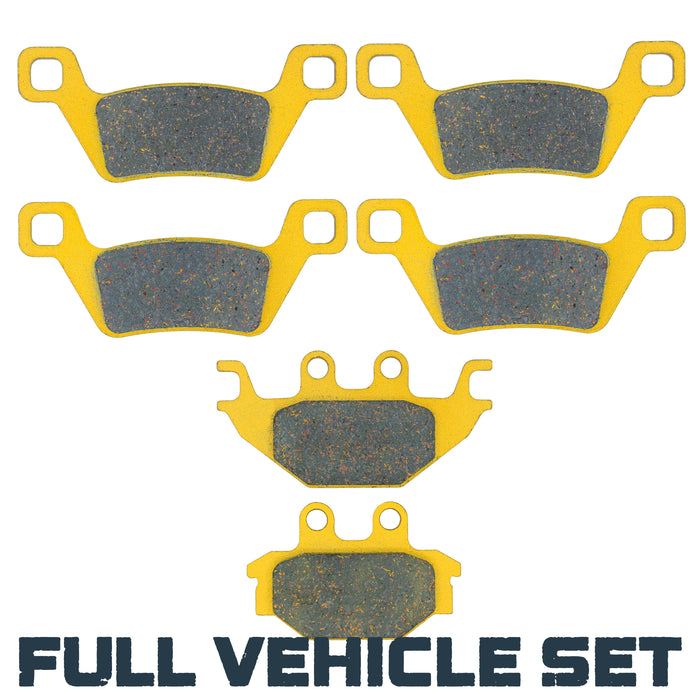 Kymco MXU 500i IRS 2009-2016 Fuel Injected Ceramic Brake Pad Set