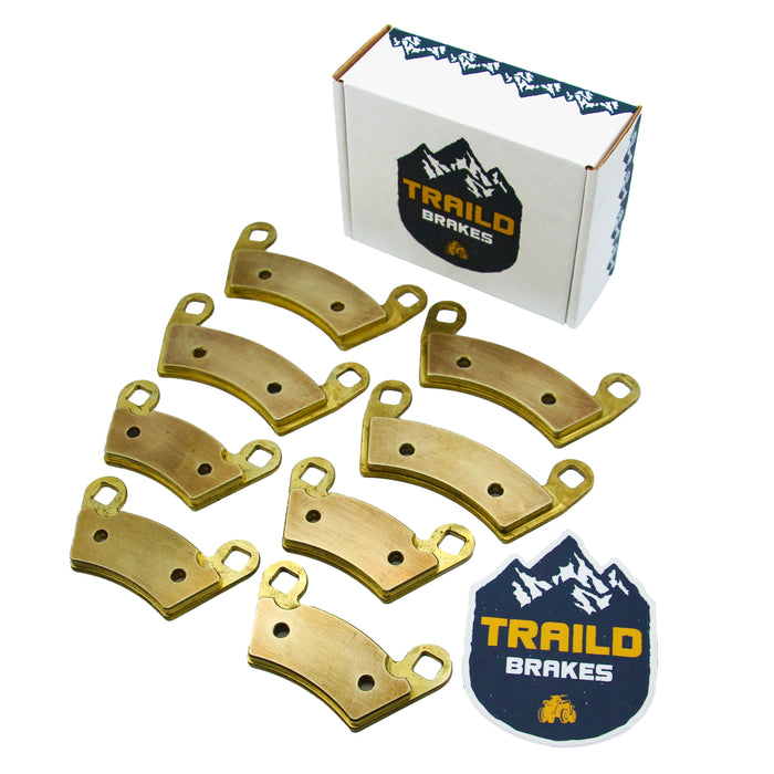Polaris Ranger 500/570/700/XP 800/XP 900/XP 1000/Brutus/Diesel/EV 2008-2025 Brass Brake Pad Set