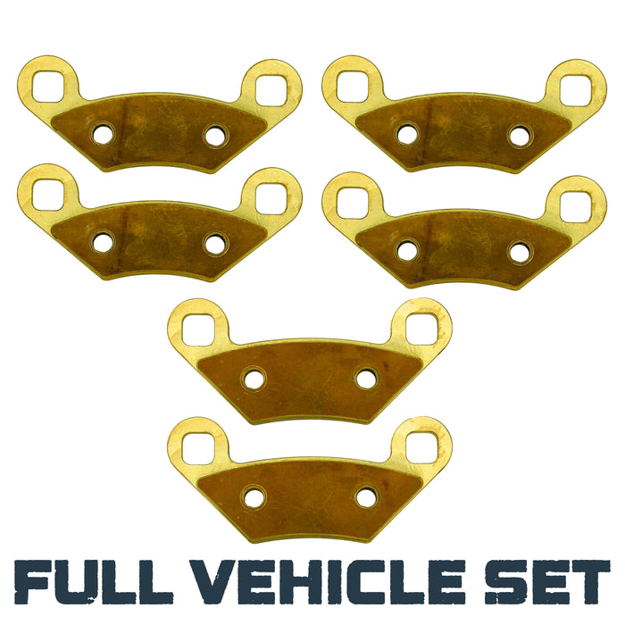 Polaris Sportsman 570/500/450/400/800/ 2009-2020 Touring 570 2017-2024 Brass Brake Pad Set