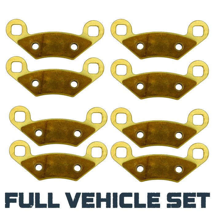Polaris Sportsman X2/Touring 500/700/800 ATP 330/500 2004-2009 Brass Brake Pad Set