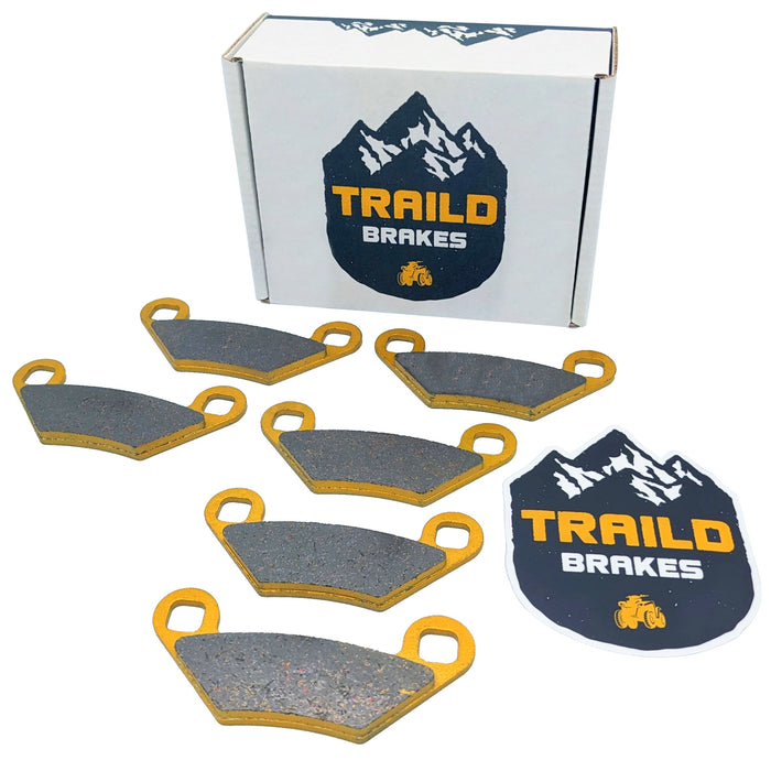 Polaris Scrambler 850 2013-2026 Ceramic Brake Pad Set