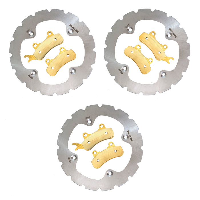 Can-Am Defender 3-Seater HD10/HD9/HD8/HD7/HD5 2016-2026 Ridge Rider Rotor and Pad Kit