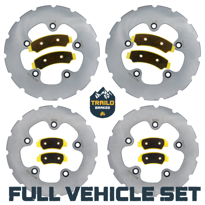 CFMoto U10 PRO/U10XL PRO 2025-2026 Ridge Rider Rotor and Pad Kit