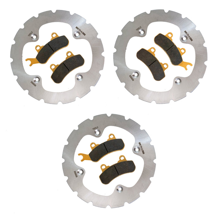 Can-Am Defender 3-Seater HD10/HD9/HD8/HD7/HD5 2016-2026 Ridge Rider Rotor and Pad Kit