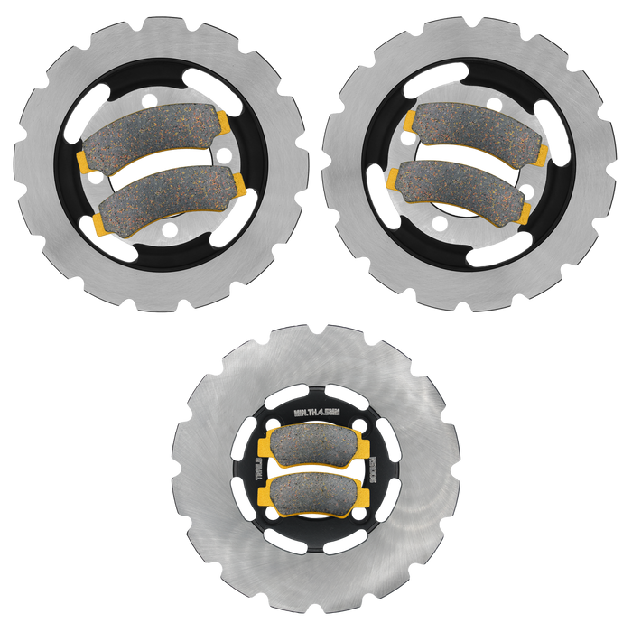 CFMoto CForce 400/500 2023-2026 Ridge Rider Rotor and Brake Pad Kit