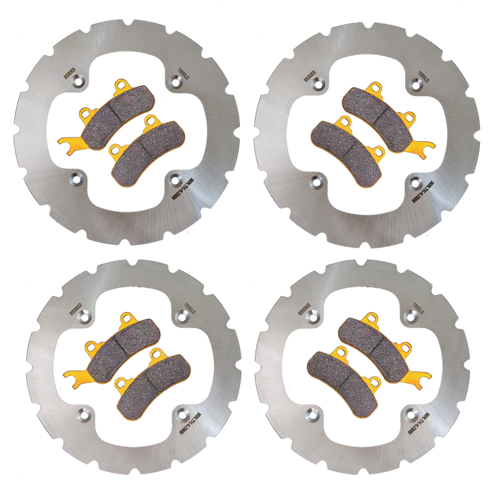 Can-Am Defender MAX 6-Seater/PRO/6x6 HD10/HD9/HD8/HD7 2016-2026 Ridge Rider Rotor and Pad Kit