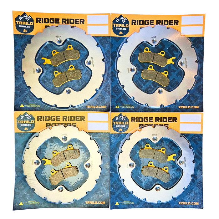 Can-Am Maverick X3 2017-2026 Ridge Rider Rotor and Pad Kit