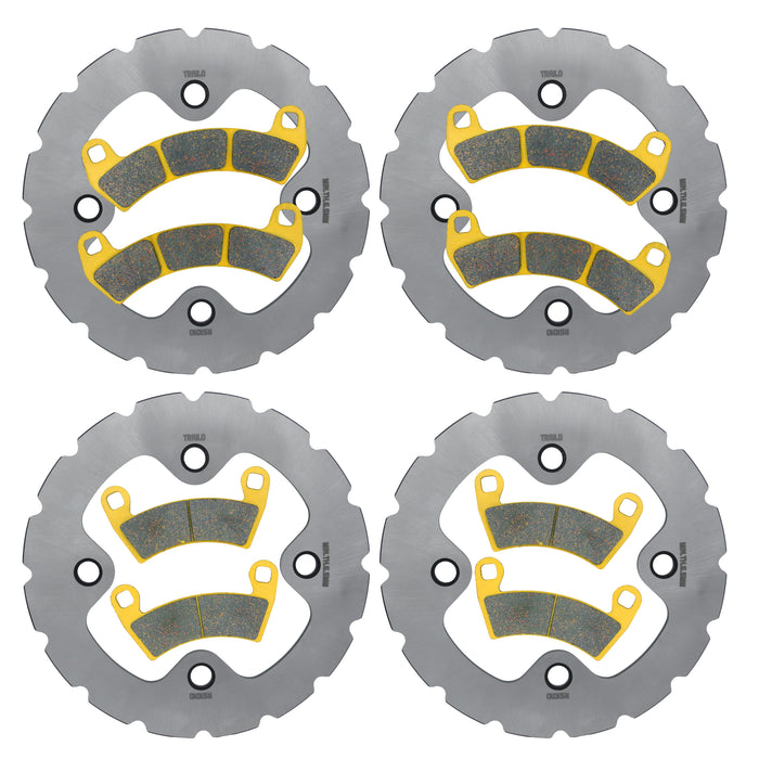 Polaris RZR XP TURBO/XP 4 TURBO/PRO XP/PRO XP 4/Turbo S 2016-2026 Ridge Rider Rotor and Pad Kit