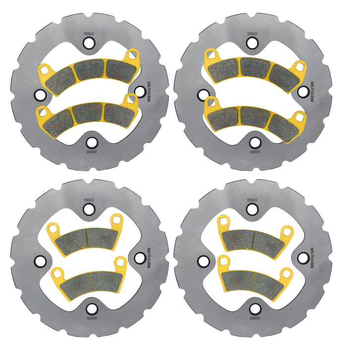 Polaris RZR XP TURBO/XP 4 TURBO/PRO XP/PRO XP 4/Turbo S 2016-2026 Ridge Rider Rotor and Pad Kit
