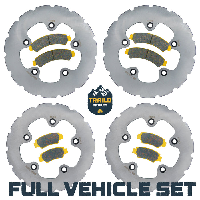 CFMoto U10 PRO/U10XL PRO 2025-2026 Ridge Rider Rotor and Pad Kit