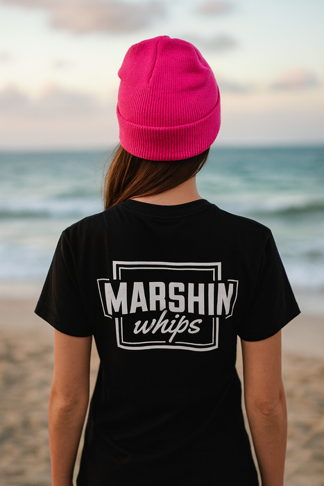 Marshin Whips Pink Embroidered Beanie | Off-Road Winter Apparel