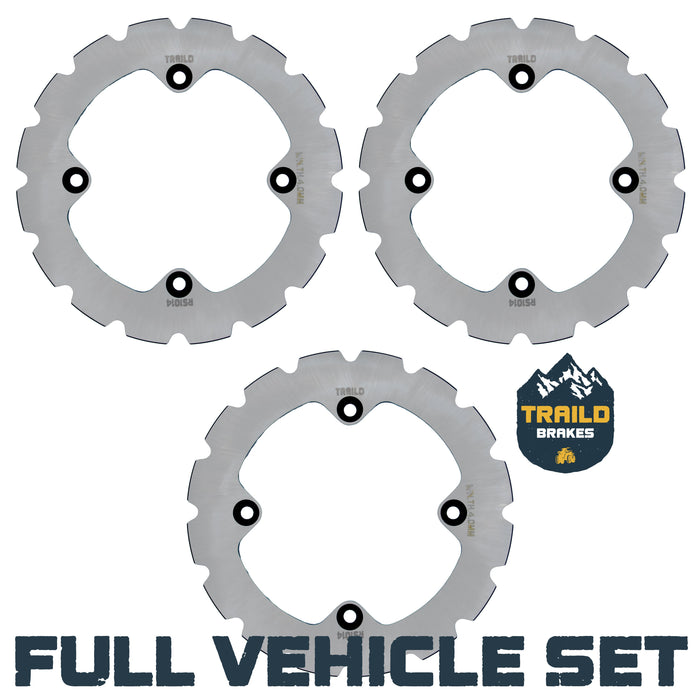 Can-Am Renegade 1000/850/650/570 2020-2026 Ridge Rider Disc Brake Rotor Kit