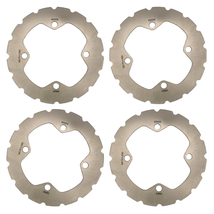 Polaris RZR XP 1000/XP 4 1000/RS1 2012-2023 Ridge Rider Rotor and Pad Kit
