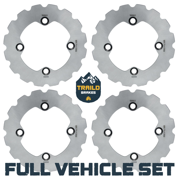 Polaris RZR 900/Trail 900/S4 900/4 900/S 900/S 1000/Trail S 1000 2014-2026 Ridge Rider Disc Brake Rotor Kit