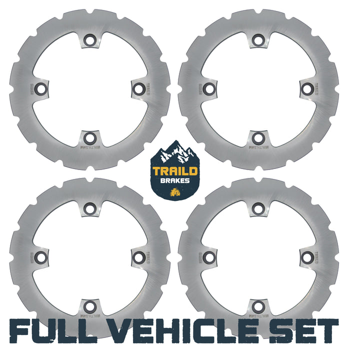 Kawasaki KRX/KRX4 1000 2020-2026 Ridge Rider Disc Brake Rotor Kit