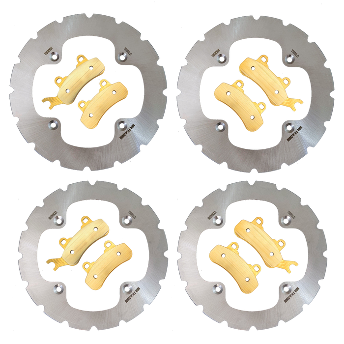 Can-Am Defender MAX 6-Seater/PRO/6x6 HD10/HD9/HD8/HD7 2016-2026 Ridge Rider Rotor and Pad Kit