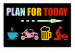 Coffee RZR Beer Riding Sticker